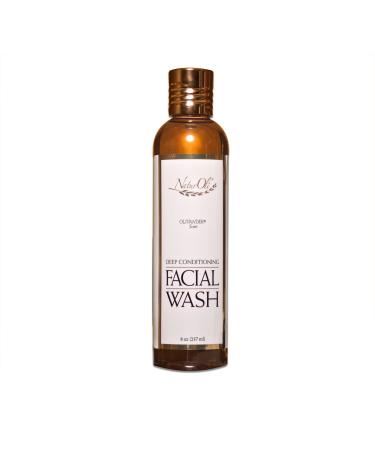 Deep Conditioning Facial Wash - 8oz - Leaves Face Wonderfully Soft And Silky Smooth! - Sulfate free! Gluten free! - Made in USA!