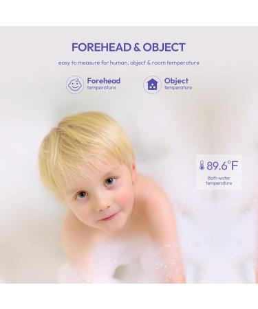 Buy No-Touch Forehead Thermometer for Adults Kids & Babies - Instant Reading Fever Alarm LCD Display - Fast International Shipping - Buy Online on SooperMarket.com