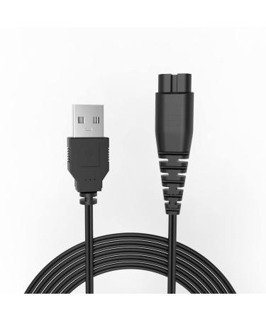 Superer USB Charging Cable Fit for Hatteker Charger Cable 1.5M - (Compatible with Hatteker Hair Clippers RFC-690 RFC-696 RFC-692 RFC-588 RFC-598 RSCX-9598 RSCX-7568)