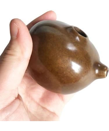 Easyou Bronze Water Drop Dropper in Antique Style for Traditional Chinese Japaness Study Calligraphy Holding Water Round Small Water Dropper Round Small - Buy Online on SooperMarket.com