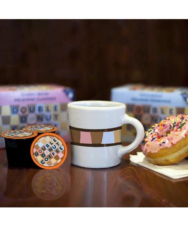 Double Donut Dark Roast Coffee Pods - Espresso Roast - 80 Count - Recyclable Single Serve Pods for Keurig - Strong Espresso Coffee- Pack of 1 - Buy Online on SooperMarket.com