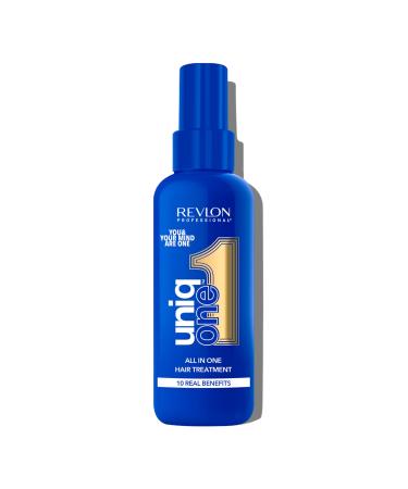 UniqOne Revlon Hair Treatment - Relaxing Fragrance Leave-in Professional Multi-benefit Hair Treatment - Repair Detangle Control Frizz & Style Vanilla & Jasmine - 150 ml 150 ml (Pack of 1) Limited Edition