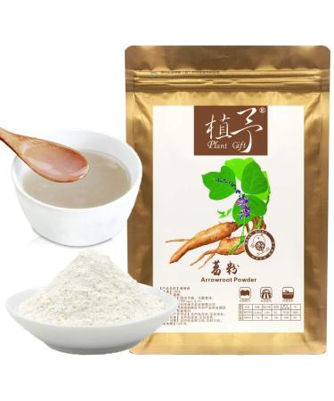 Plant Gift 100% Pure Arrowroot Powder Organic Natural Plant Radix Puerariae Meal Powder Arrowroot Flour Meal Replacement Powder Cooking and Baking - Cornstarch Substitute 100G/3.52oz Pueraria Lobata Powder