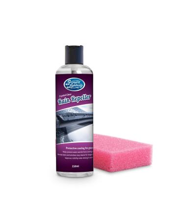 Greased Lightning Rain Repeller Windscreen Protector - Protects Windscreens from Rain Snow Dirt and Grime Improves Visibility Long Lasting Performance - 250ml