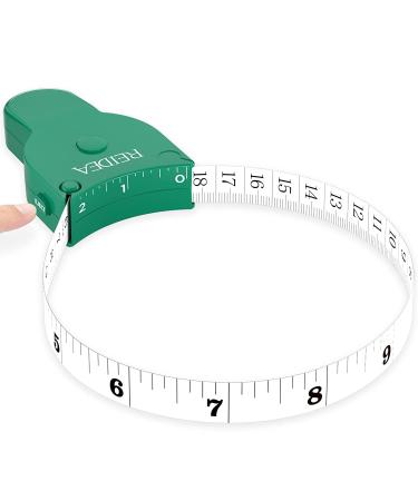 Body Tape Measure 60in with Clip-n-Lock & Eject (Pop Up Release) Button & Rebound Buckle, REIDEA M2 Upgraded Ergonomic and Portable Design, 60inch/150cm, Mint 1 Pack | Mint