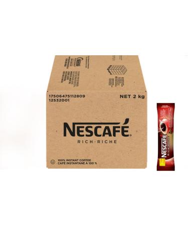 NESCAFE Rich Instant Coffee Single Serve Instant Coffee Packets 2kg Case (2gx1000) - Buy Online on SooperMarket.com