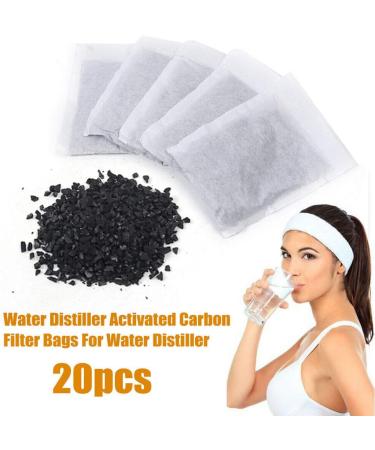 Buy 20 Pieces Activated Carbon Bamboo Coal Air Purification Bags | Quarterly Cleaning Charcoal for Water Distillers - International Shipping Available - Buy Online on SooperMarket.com