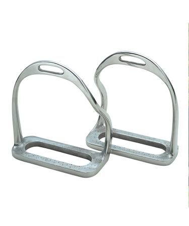 Shires Equestrian - Bent Leg Stirrup Iron - S/steel - Size: 4.25