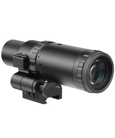 Feyachi M37 1.5X - 5X Red Dot Magnifier with Flip to Side Mount Focus Adjustment