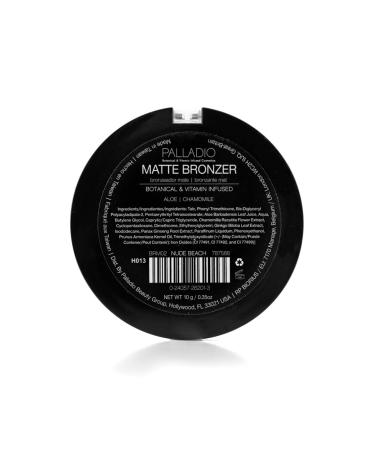 Palladio Matte Bronzer - Nude Beach | Natural Sun-Kissed Glow - Buy Online on SooperMarket.com