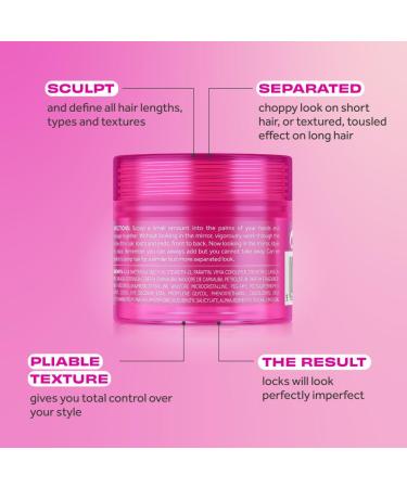 Lee Stafford Hair Styling Pomade | Messed Up Putty - Lightweight Texturizing Wax for All Hair Lengths Firm Hold 1.7 Fl Oz - International Shipping Available - Buy Online on SooperMarket.com