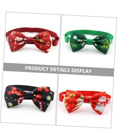 Amosfun 8-Pack Christmas Puppy Costume Accessories | Holiday Dog Collars & Decorations - Buy Online on SooperMarket.com