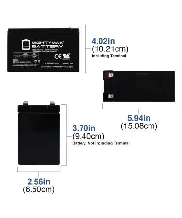 Mighty Max 12V 9Ah SLA Battery Replacement for Razor ZR350 - High Performance & Long Lasting Power - Buy Online on SooperMarket.com