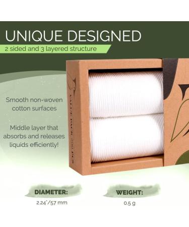 200 Pack Beautiful Mind Cotton Rounds- Lint Free, Eco-Friendly Makeup Remover Pads for Makeup, Nail Polish & Baby Care - Compostable & Kraft Box Included - Buy Online on SooperMarket.com
