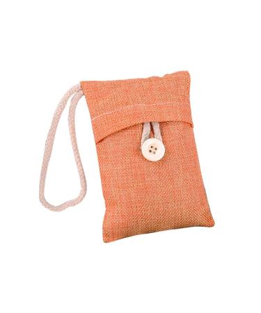 Dijiusidy non -toxic formula for comprehensive odor prevention.Air purification bags made of bamboo coal.Bag from mixed bamboo activated carbon orange