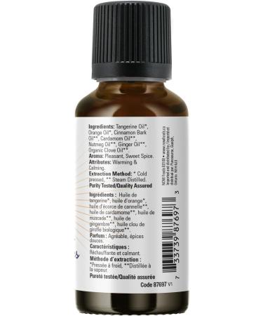 NOW Pumpkin Spice Essential Oil Blend 30mL - Buy Online on SooperMarket.com