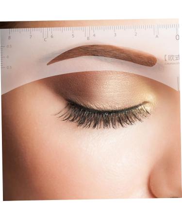 NOLITOY 50pcs Professional Eyebrow Ruler Brow Mapping Pen Eyebrow Stencils Eyebrow Line Major Makeup Tools - Buy Online on SooperMarket.com