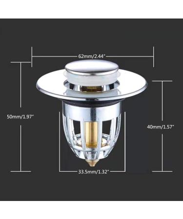 2pcs Rust Resistant Sink Plugs Innovative Sink Plugs Practical Sink Plug Functional & Sink Plug For Kitchen Anti Clogging Sink Plug - Buy Online on SooperMarket.com