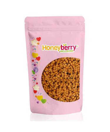 Salted Caramel Fudge Pieces 100g - Bake Stable 5mm Pieces - Suitable for Baking Ice Cream Toppers Cake Inclusions Vegetarian and Coeliac Friendly