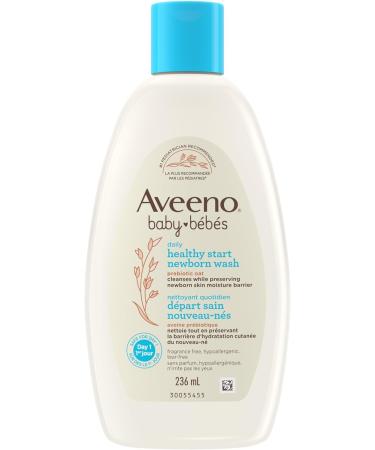 Aveeno Baby Daily Healthy Start Newborn Wash Oat Paraben-Free Body Wash Cleanser Delicate Skin Fragrance Free 236-mL - Buy Online on SooperMarket.com