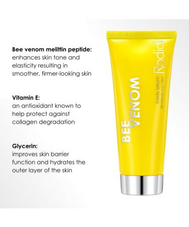 Luxurious Bee Venom Body Serum 6.8 fl oz - Hydrating Firming & Radiance Boost for All Skin Types | International Shipping - Buy Online on SooperMarket.com