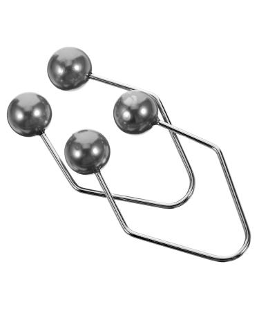 minkissy 1 Pair Dimple Trainer Alloy The Face Former 4.30X2.50X0.80CM Black