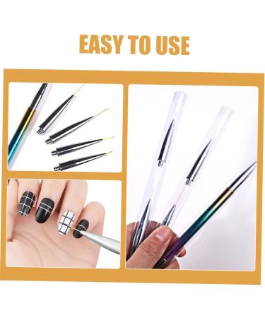 FOYTOKI 1 Set Nail Art Drawing Pen Manicure Pens Nails Brush Pen Nail Salon Supplies Nail Art Supplies Nail Art Liner Pens Salon Nail Art Tools Nail Line Pens Manicure Liner Nail Art Brush - Buy Online on SooperMarket.com