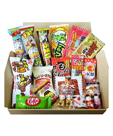 New Japanese Dagashi snack trial BOX set KitKat gift present with AKIBA KING sticker