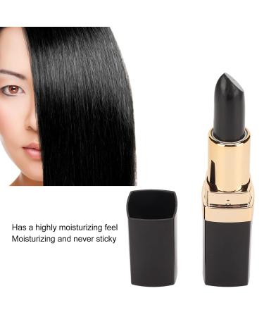 Hair Dye Pen - Black Lipstick Shape Semi-Permanent Gray Hair Color Pencil for Home Use - Buy Online on SooperMarket.com