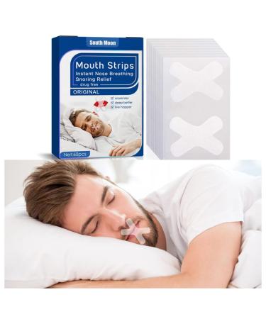 Mouth Tape for Sleeping 120 PCS of Medical-Grade Sleep-Closing Stickers Help Correct Nasal Breathing Stop snoring Suitable for Dry Mouth Orthodontics Etc.