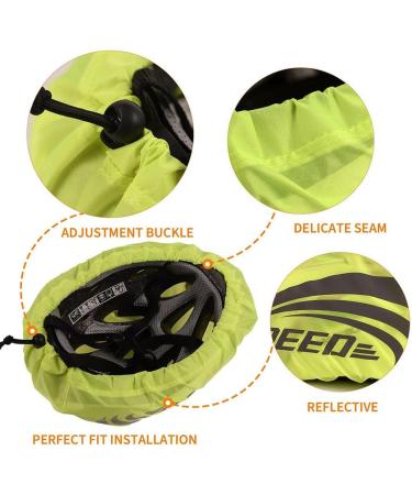 Cutially Waterproof Bicycle Helmet Cover | Reflective Rain Hood for Cycling | Perfect for Travel & Excursions - Buy Online on SooperMarket.com
