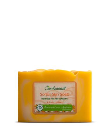 Just Nutritive Psoriasis Soften Skin Soap | Calms Psoriasis Eczema & Dry Itchy Skin | Natural Psoriasis Treatment for Men and Woman | Soap to Combat Flare Ups 4 Oz