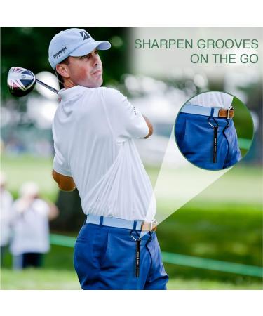 Caddy Splash Golf Club Groove Sharpener Tool - 3-in-1 Cleaner for Wedge Iron - U & V Grooves - Aluminum-Alloy & Heat-Treated Steel - Buy Online on SooperMarket.com