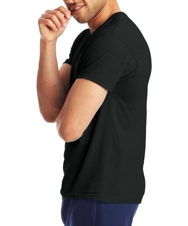Hanes X-Temp Men's Performance T-Shirt 2-Pack X-Large Black | Moisture-Wicking Cotton Blend Tees - Buy Online on SooperMarket.com