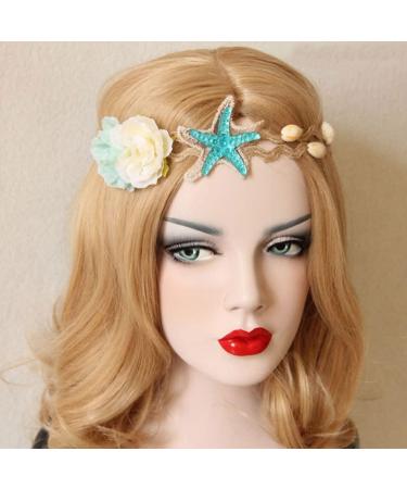 KALLORY Seashell Headband Set - Boho Ocean Hair Accessories for Girls - Buy Online on SooperMarket.com