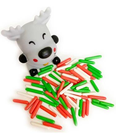 Twist Ingredients - Christmas Macaroni Rods - 800g. Red green & white macaroni. The perfect decoration for all your festive cakes & bakes. (Christmas macaroni) Xmas macaroni - Buy Online on SooperMarket.com