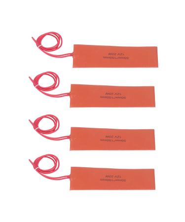 4 pieces of silicone rubber heater flexible silicone heating mat rubber heating ceiling for industrial devices silicone rubber heating ceiling 20 W 12 V
