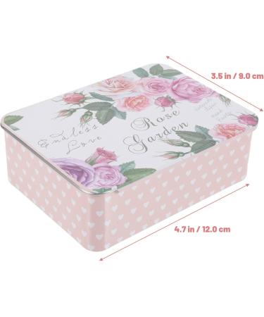 HOLIDYOYO Slide Top Tin Containers - Rectangular Metal Organizer for Lip Balm, Candies, Jewelry, Crafts - Empty Tin Box with Push-pull Sliding Cover - Buy Online on SooperMarket.com