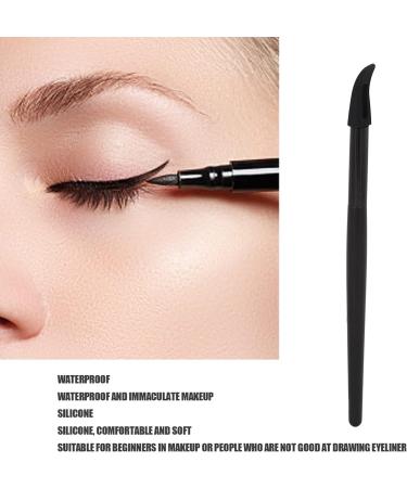 Silicone Eyeliner Guide Wand Ergonomic Design Eyeliner Applicator Tool with Comfortable Handle Reusable Eyeliner Brush with Waterproof Sweatproof Design Quickly Draw Eyeliner - Buy Online on SooperMarket.com