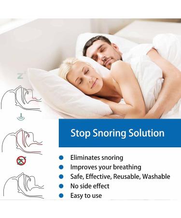 Snore Stopper Set - Comfortable Anti Snoring Device for Men and Women - Silicone Magnetic Nose Vents - Effective Snoring Solution - Nasal Dilator (6+6) - Buy Online on SooperMarket.com