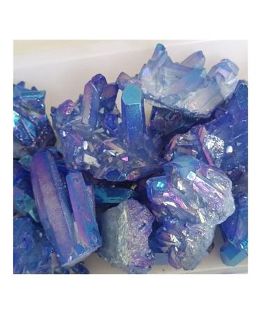 Crystal Cluster Quartz Titanium Aura Flower Natural Stones and Minerals Stone Decoration for Home Home Collections 180-200g