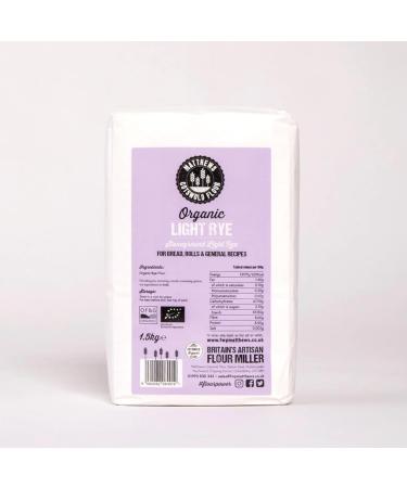 Matthews Cotswold | Organic Stoneground Light Rye | 5x1.5kg - Buy Online on SooperMarket.com