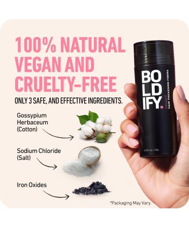 Boldify Thickening Spray + Hair Fiber (Dark Brown) + Shampoo Thicken Up Bundle: Volume Root Lift Texture for Thinning Hair - Buy Online on SooperMarket.com