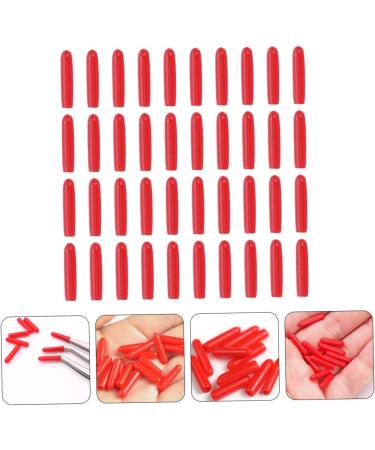 Stahad 240 STK Twilight Lane Eyelash Sink Protection - Silicone Tweezer & Scissors Cover (Red 2pcs) | Premium Eyelash Extension Accessories - Buy Online on SooperMarket.com