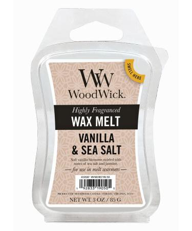 WoodWick Vanilla & Sea Salt Wax Melt 3 oz