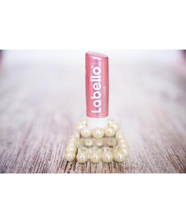 Labello Pearly Shine Lip Balm 4.8g - Shimmering Finish & Intensive Care | Mineral Oil-Free | International Shipping - Buy Online on SooperMarket.com