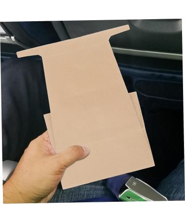 Healifty 30 Pcs Disposable Trash Bags for Car Travel - Air Sickness & Garbage Bags - Light Brown - 21x14.5cm - Pack of 3 - Buy Online on SooperMarket.com