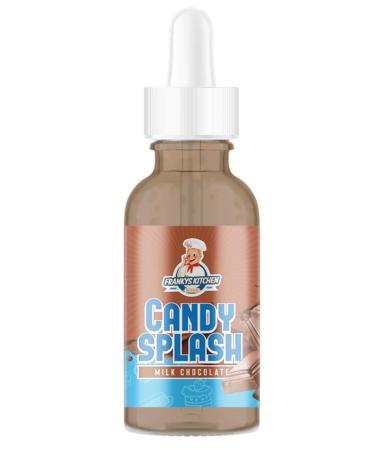 Frankys Bakery Candy Splash Flavor Drops 50ml (Milk Chocolate) - calorie -free drops of taste with delicious aroma - flavored flavor drops milk chocolate 50 ml