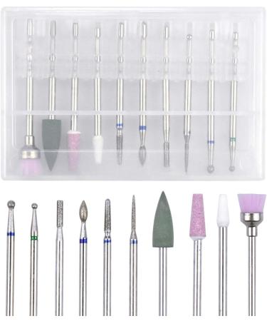 Pack of 10 Nail Cutter Bits Nail Cutter Attachments Nail Cutter Bit Cutter for Gel Nails Bits for Nail Cutter Nail Accessories Grinding Body Cuticle Manicure/Pedicure - Buy Online on SooperMarket.com