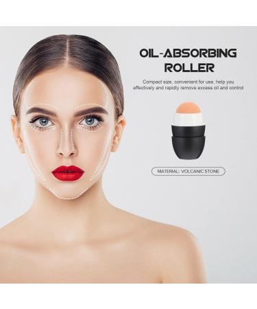 Beavorty Oily Skin Control Roller - Volcanic Stone Oil-Absorbing Ball for Face & Neck | Natural Skin Care - Buy Online on SooperMarket.com